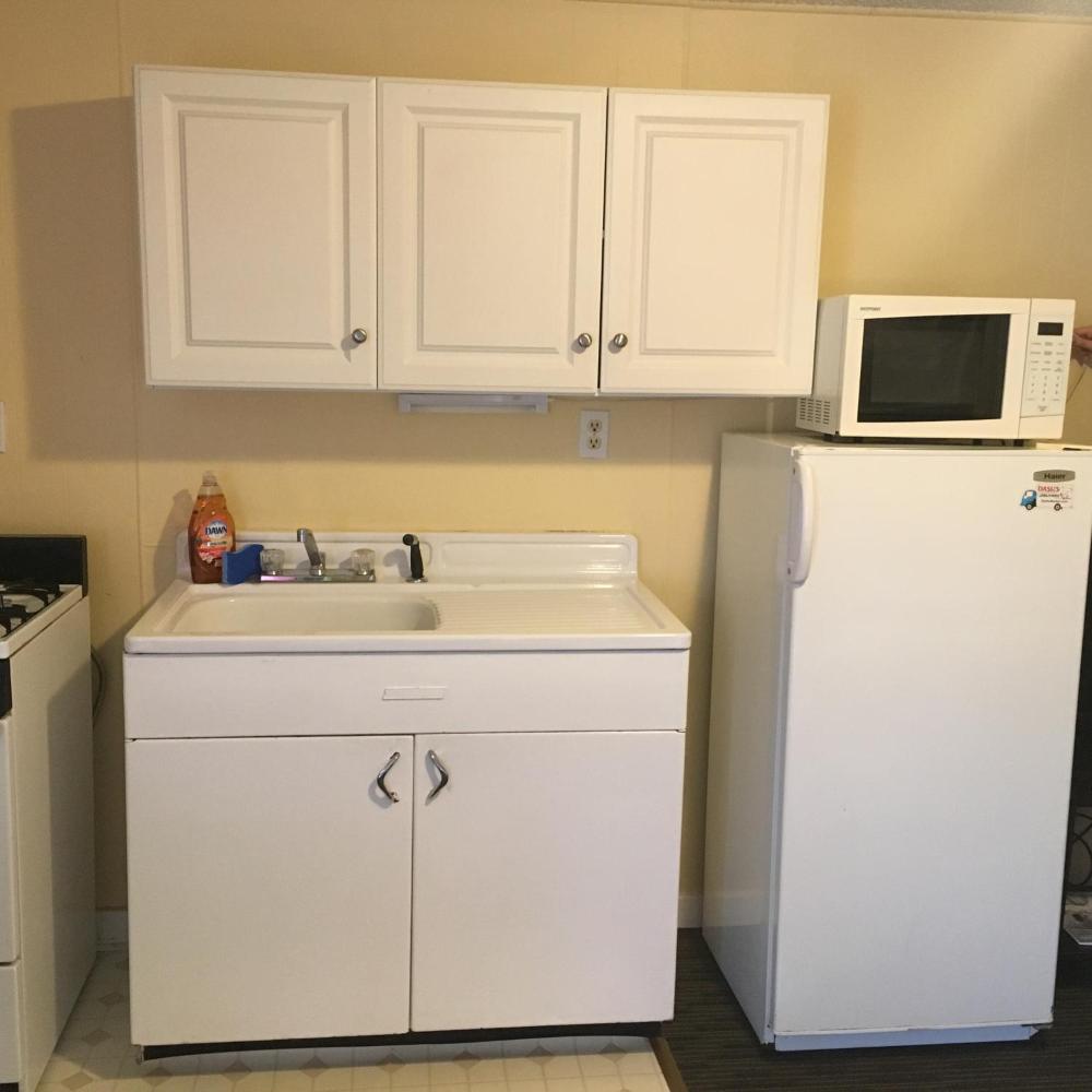 One Double Bed with Kitchenette interior